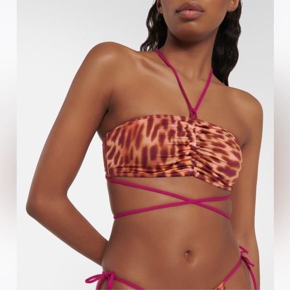 STELLA MCCARTNEY***Leopard Print Sexy Bikini Set***Small $389 - Picture 3 of 9